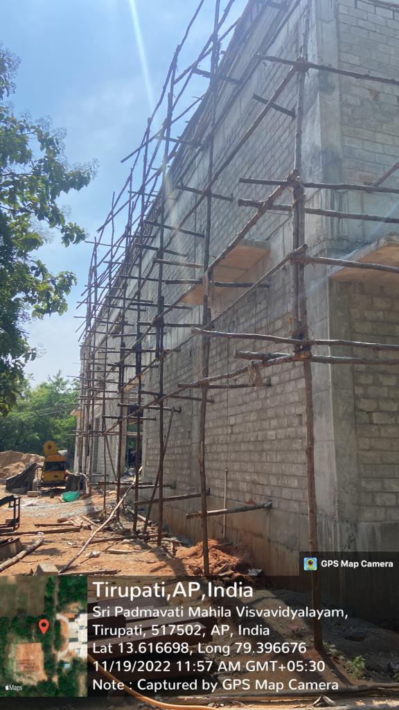 Construction of MultiPurpose Hall at Sri Padmavati Mahila